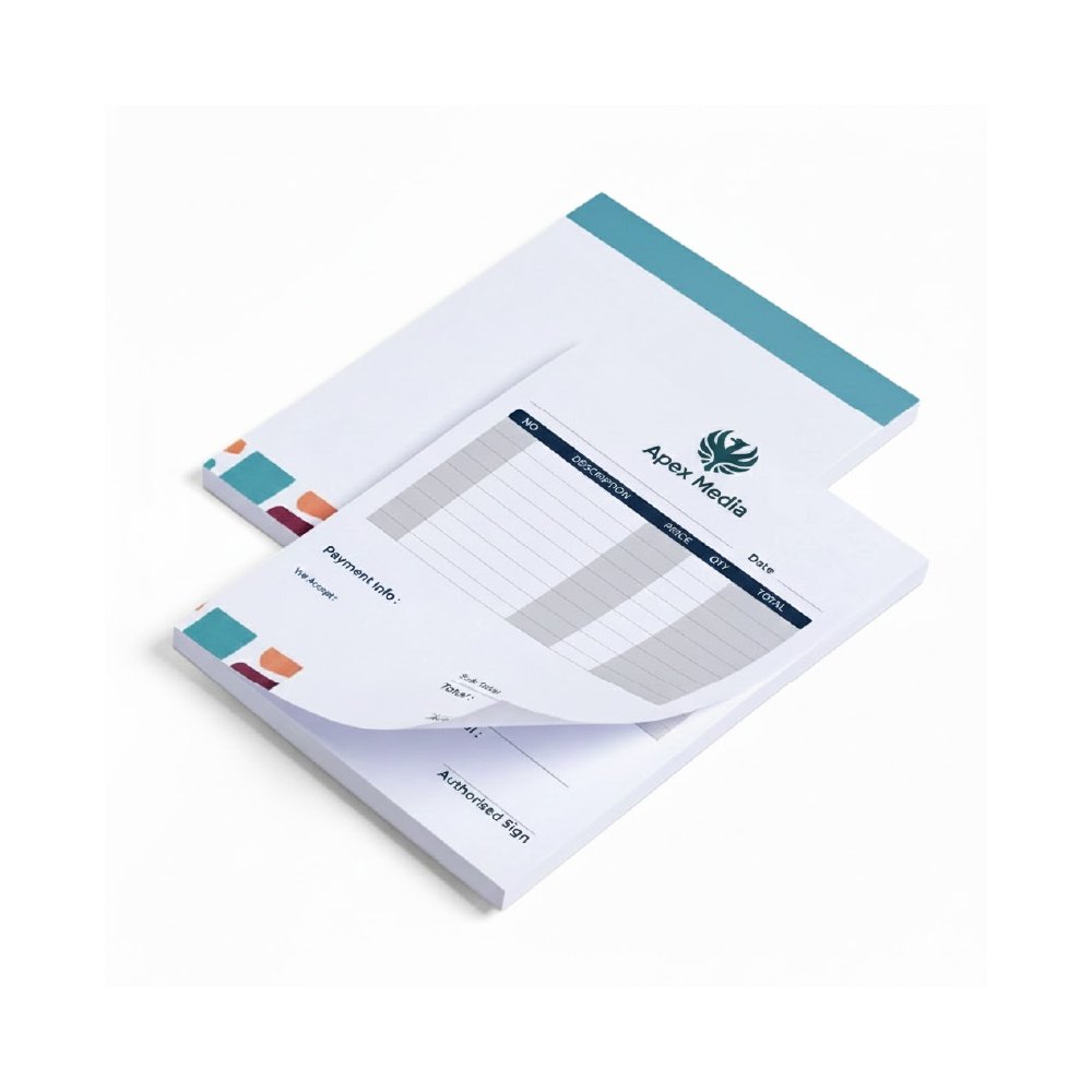 Custom Invoice Book Printing Abu Dhabi Dubai View 3